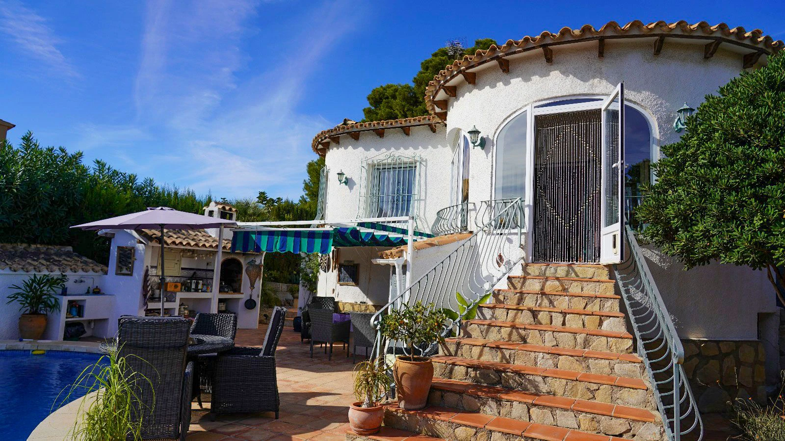 Calpe: Villa met een prachtig zicht naar Peñon D'Ifach