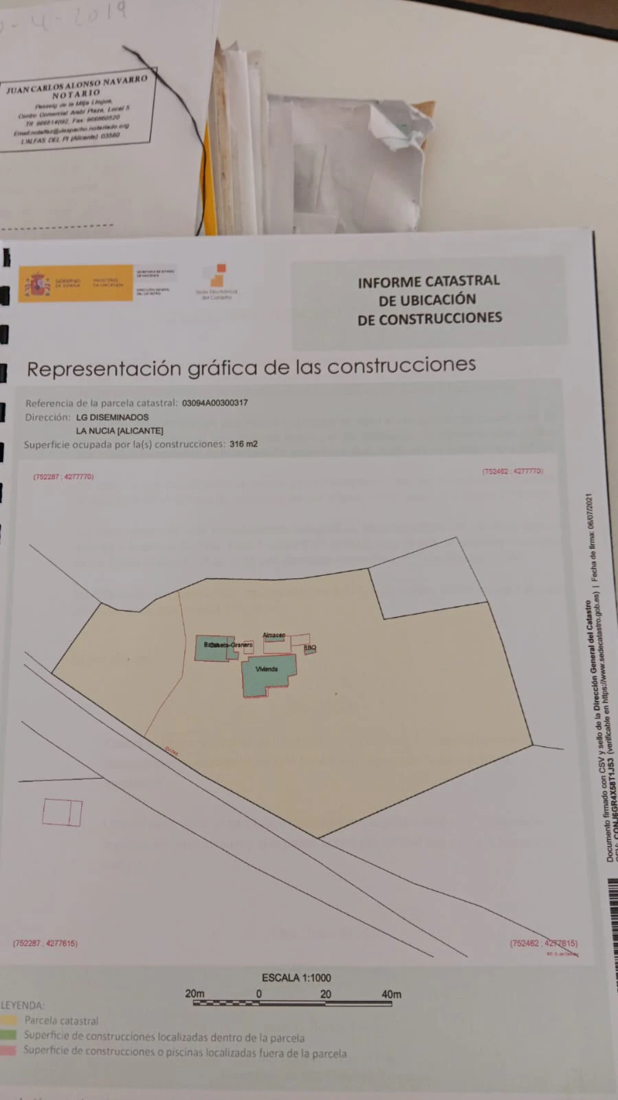 Villa in La Nucia met groot stuk grond.