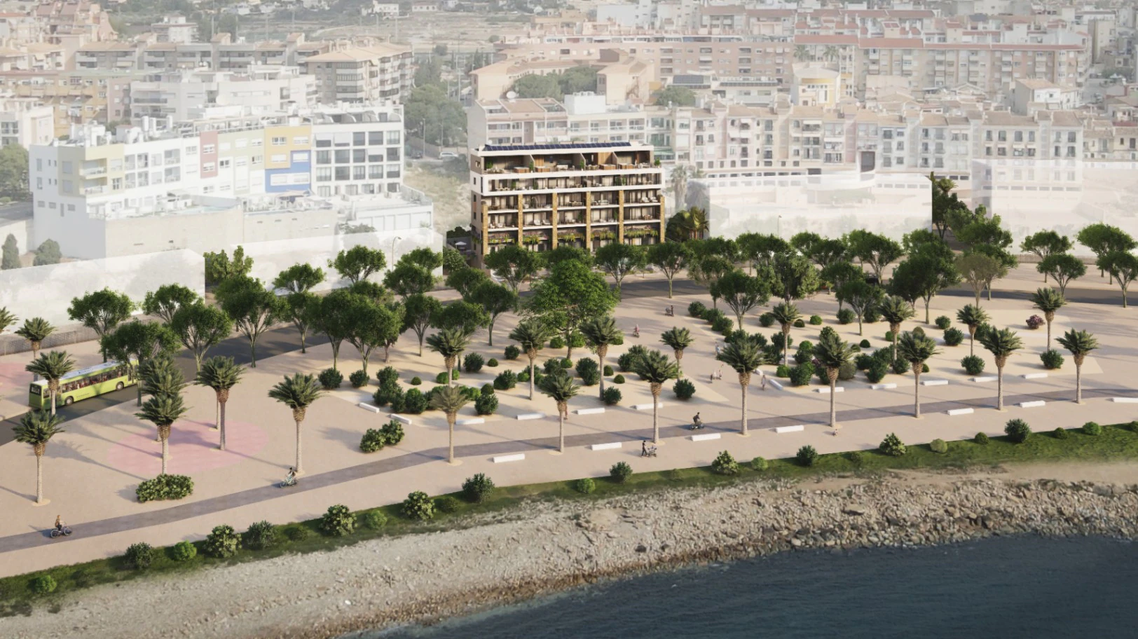 Villajoyosa: Modern nieuwbouwappartement op de 1ste lijn