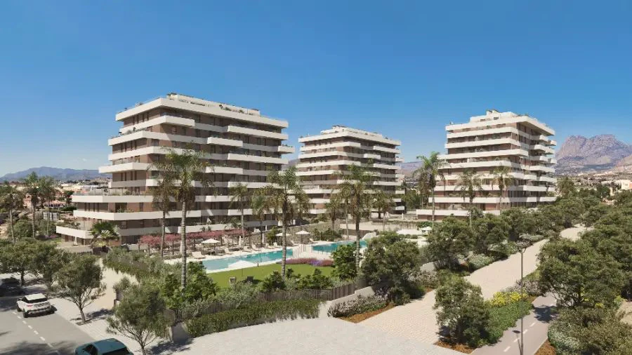 Villajoyosa: Exclusieve nieuwbouw appartement met 2 slaapkamers