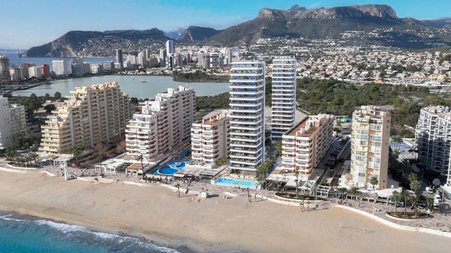 Calpe: Exclusief nieuwbouwproject op de 1ste lijn