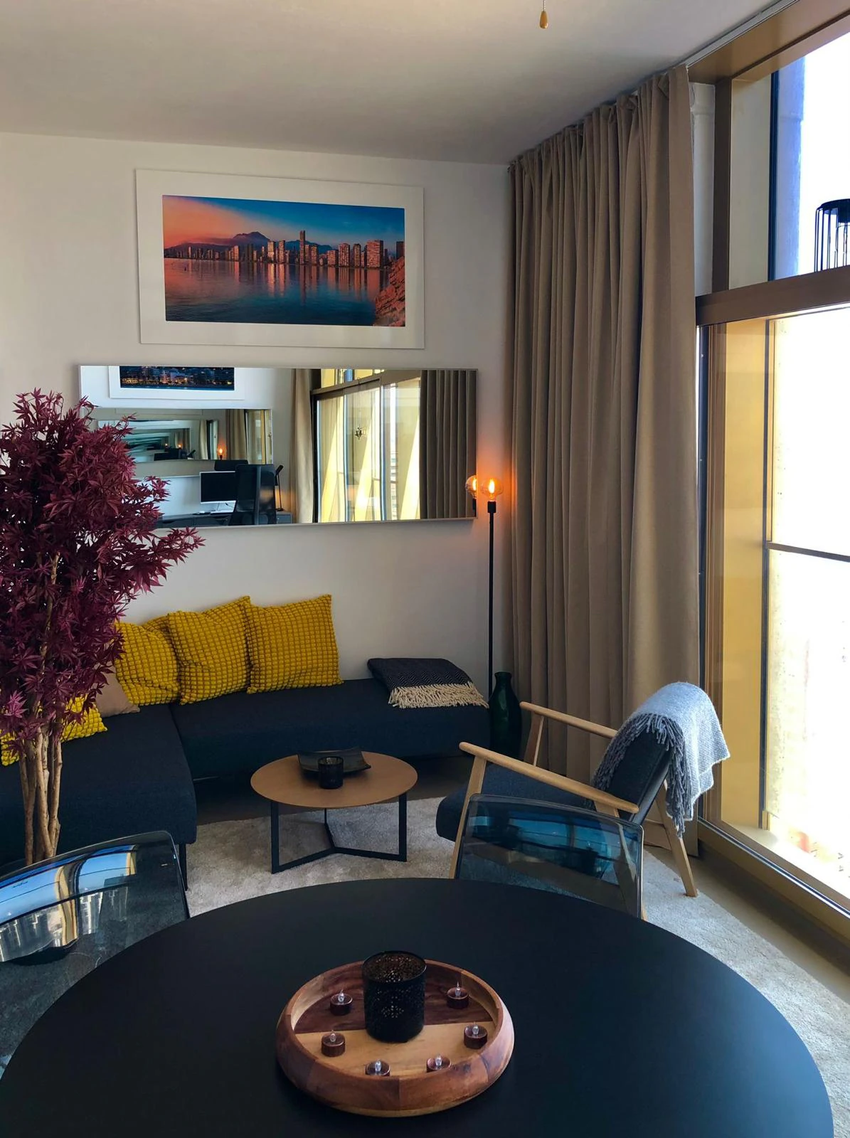 Indrukwekkend appartement met uitzicht op zee, urb Intempo, hoge verdieping