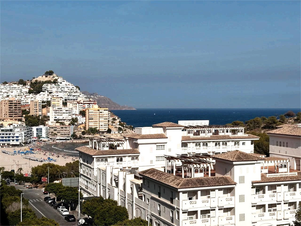 Appartement met uitzicht op zee Cala Villajoyosa urb Tamarindo 2 slaapkamers