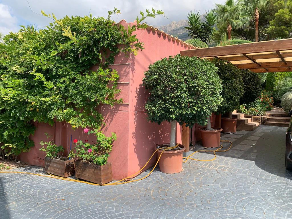 Villa méditerranéenne élégante avec vues panoramiques à Galera Palmeras, Altea