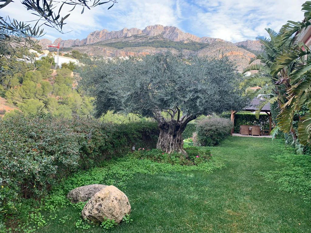 Villa méditerranéenne élégante avec vues panoramiques à Galera Palmeras, Altea