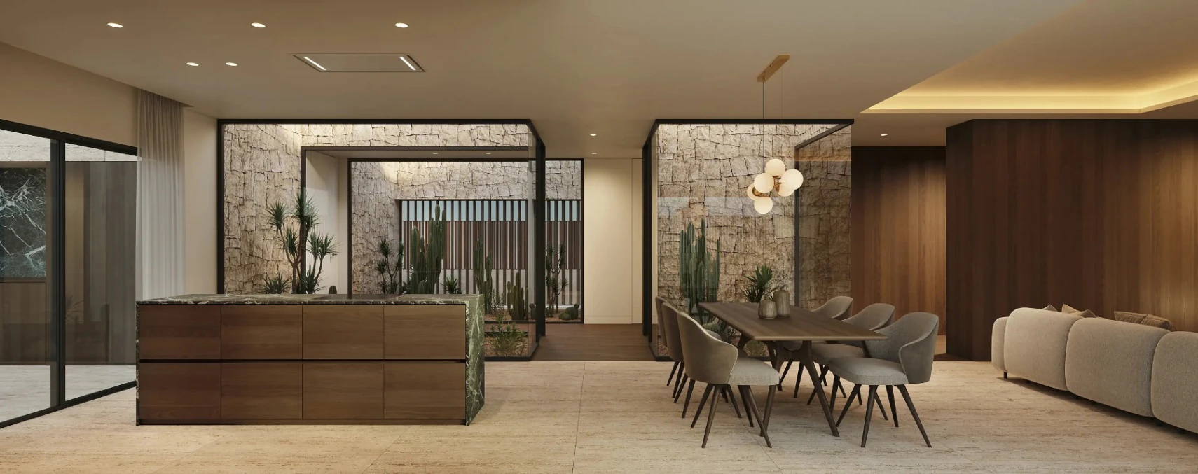El Campello: Modern semi-vrijstaande woning met tuin en zwembad