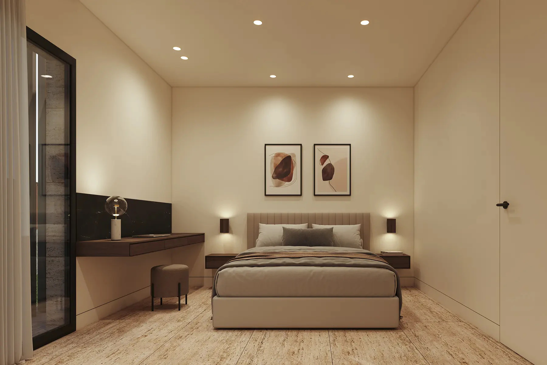 El Campello: Modern semi-vrijstaande woning met tuin en zwembad