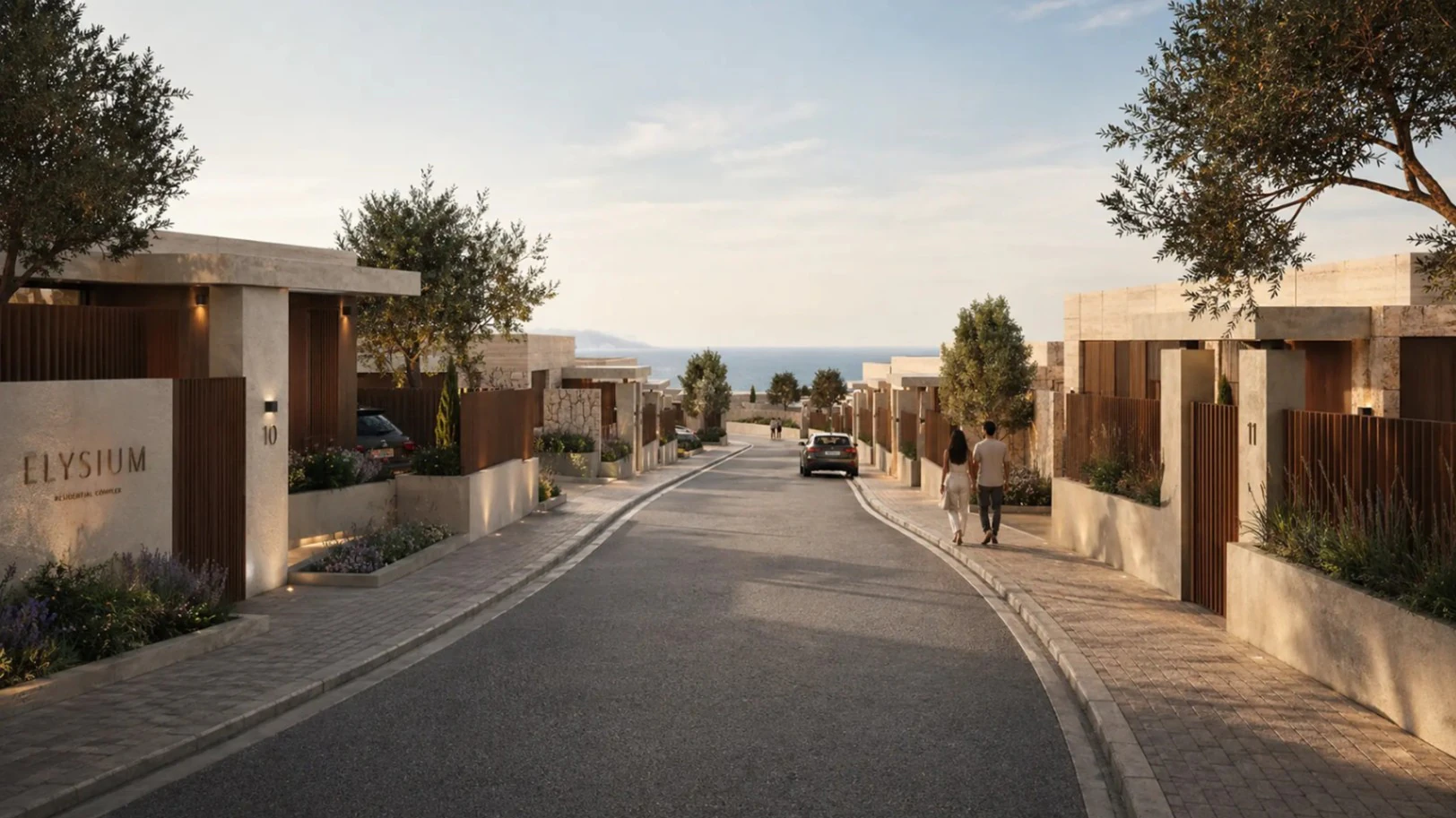 El Campello: Modern semi-vrijstaande woning met tuin en zwembad
