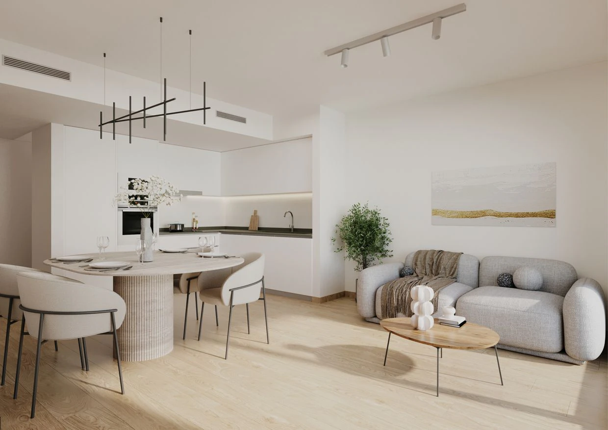 Calpe: Exclusief nieuwbouw appartement met tuin op wandelafstand van de zee