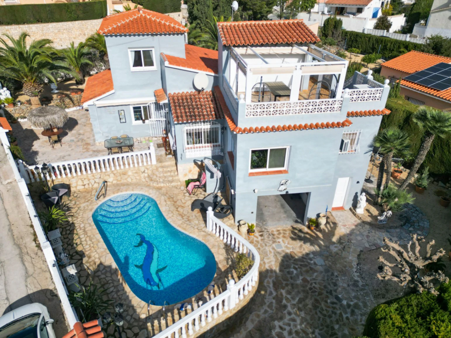 Calpe : Magnifique villa avec vue panoramique sur la mer et le Peñón de Ifach.