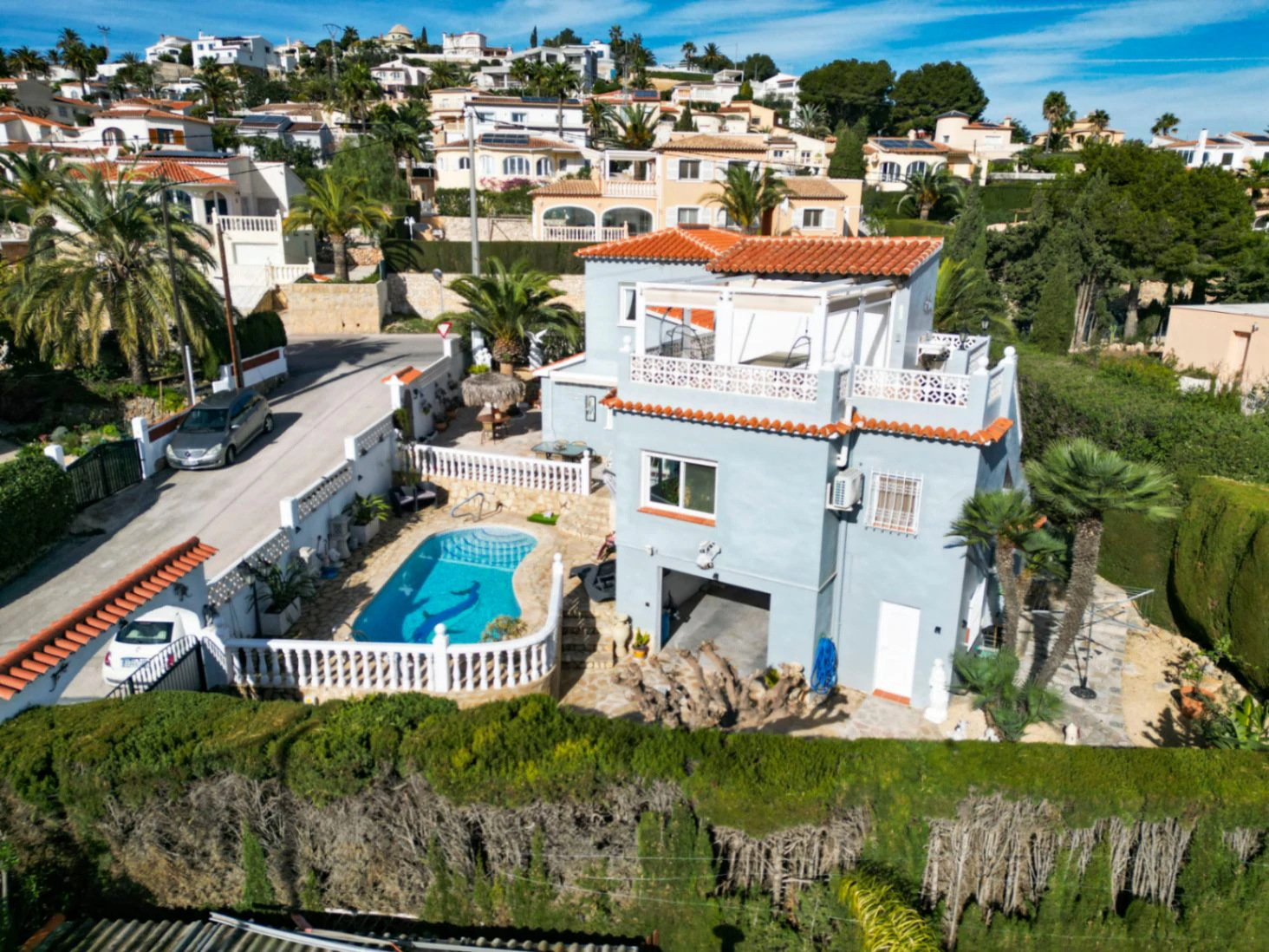Calpe : Magnifique villa avec vue panoramique sur la mer et le Peñón de Ifach.