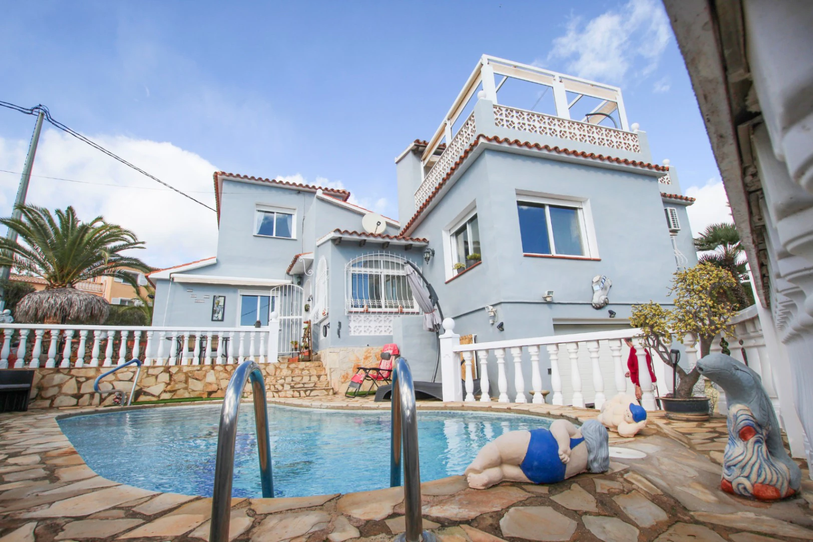 Calpe : Magnifique villa avec vue panoramique sur la mer et le Peñón de Ifach.