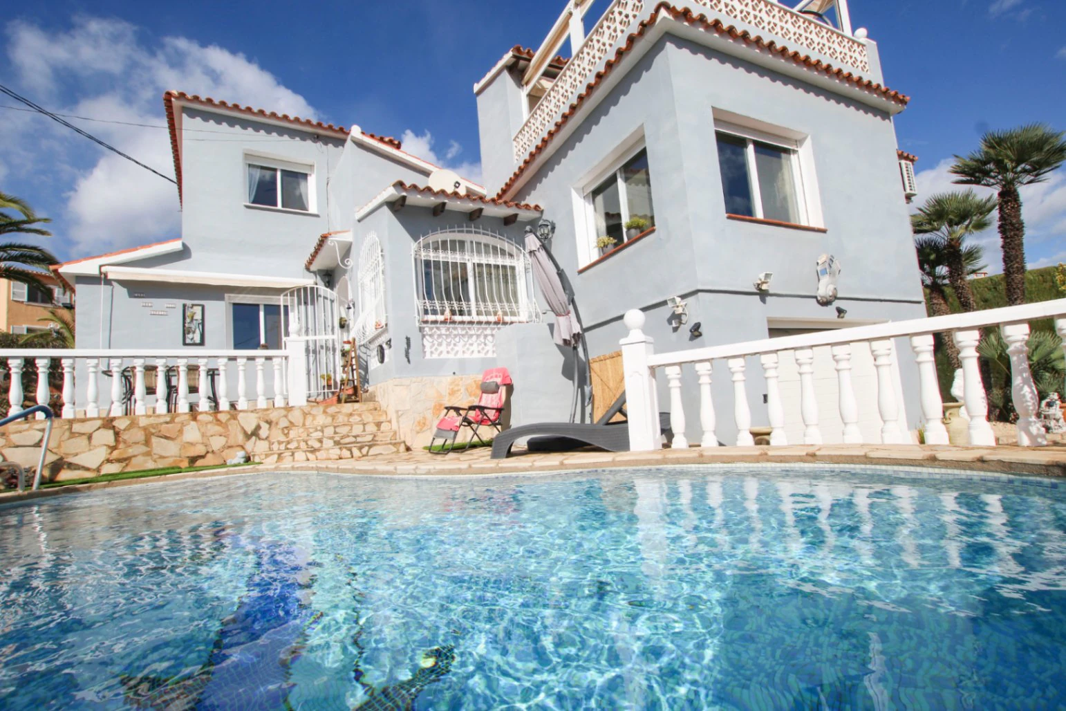 Calpe : Magnifique villa avec vue panoramique sur la mer et le Peñón de Ifach.