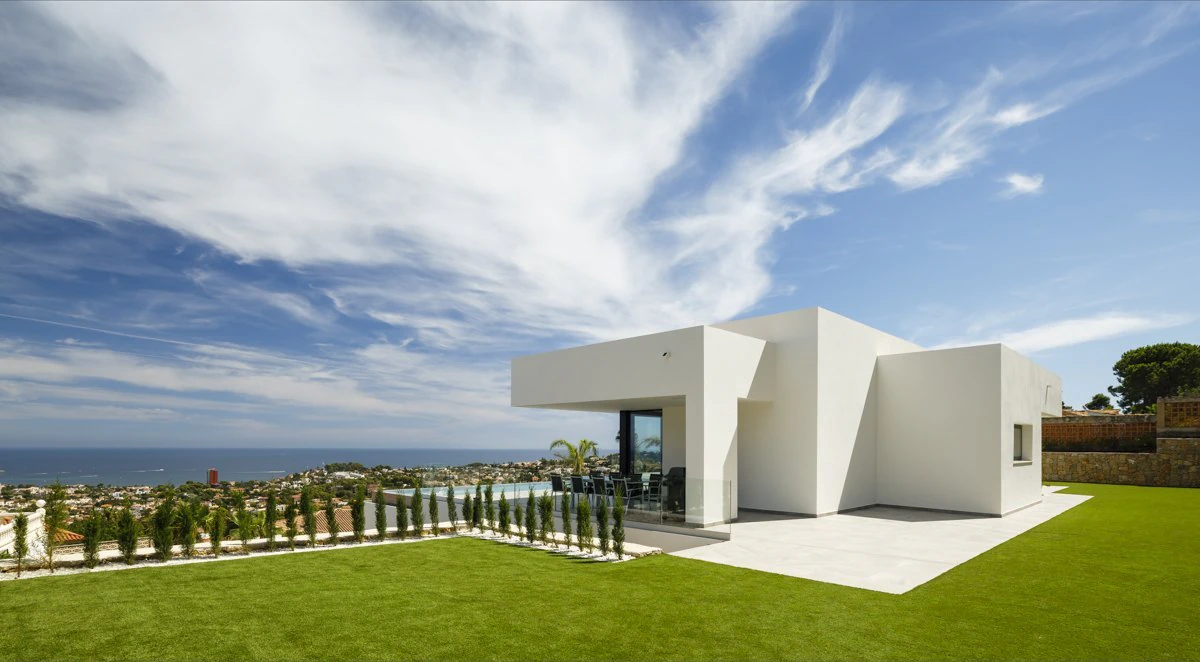 Maison moderne avec vue sur la mer à Denia
