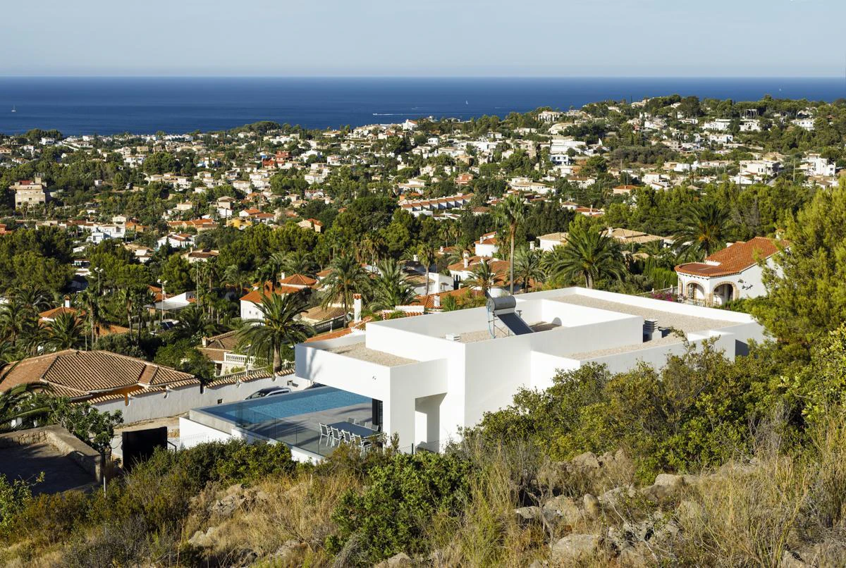 Maison moderne avec vue sur la mer à Denia