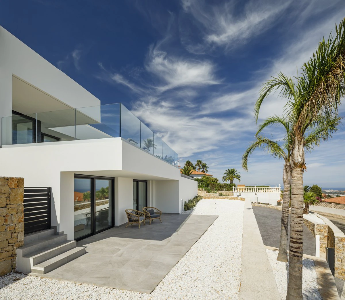 Maison moderne avec vue sur la mer à Denia
