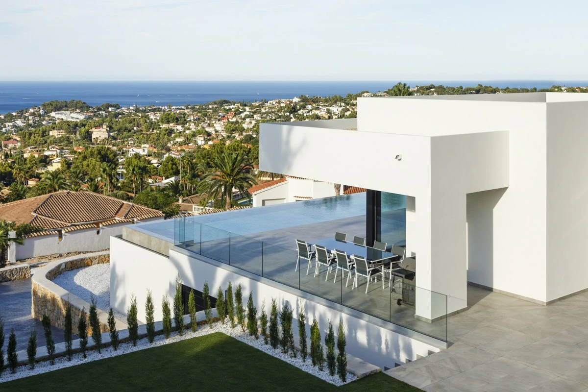 Maison moderne avec vue sur la mer à Denia