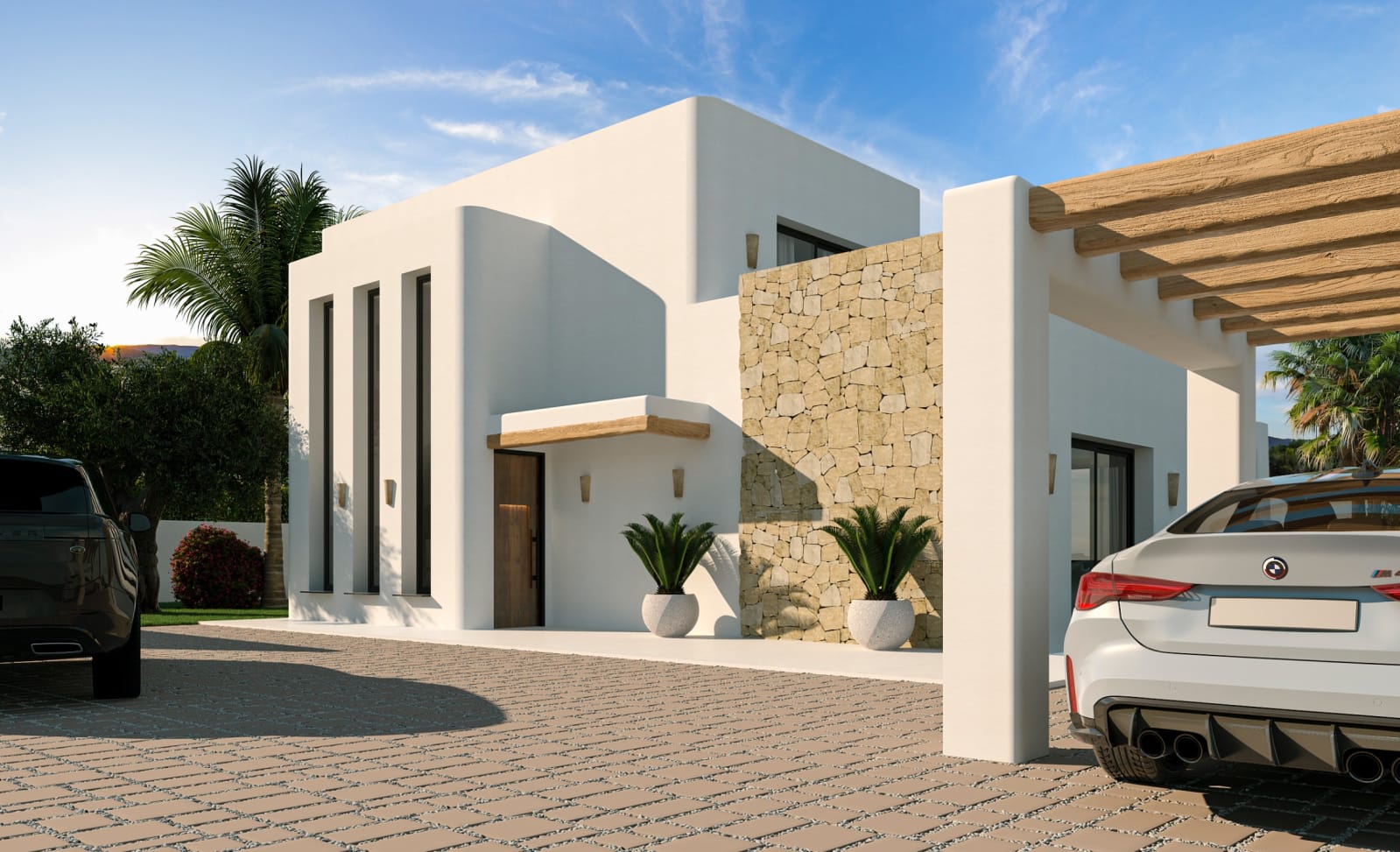 Chalet de obra nueva de 4 dormitorios y 4 baños