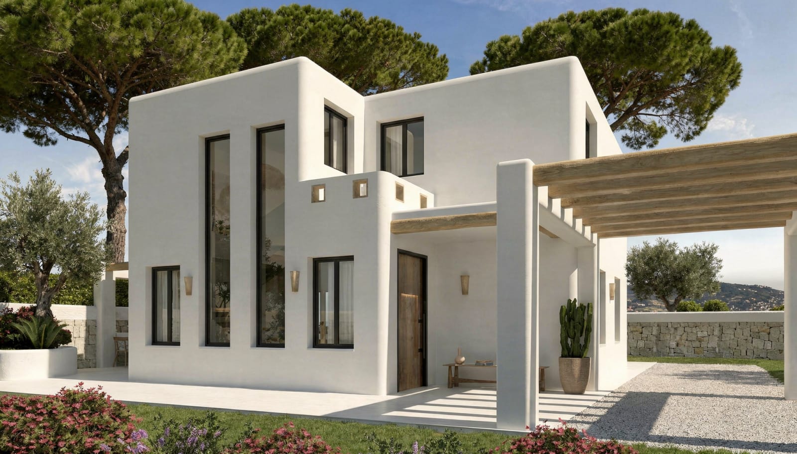 Chalet de obra nueva de 3 dormitorios con piscina