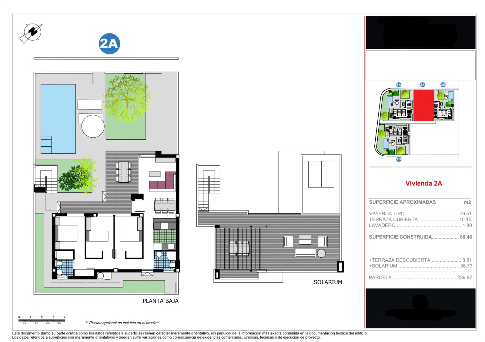 Casa adosada de nueva construcción con 3 dormitorios, aparcamiento y mucho más.