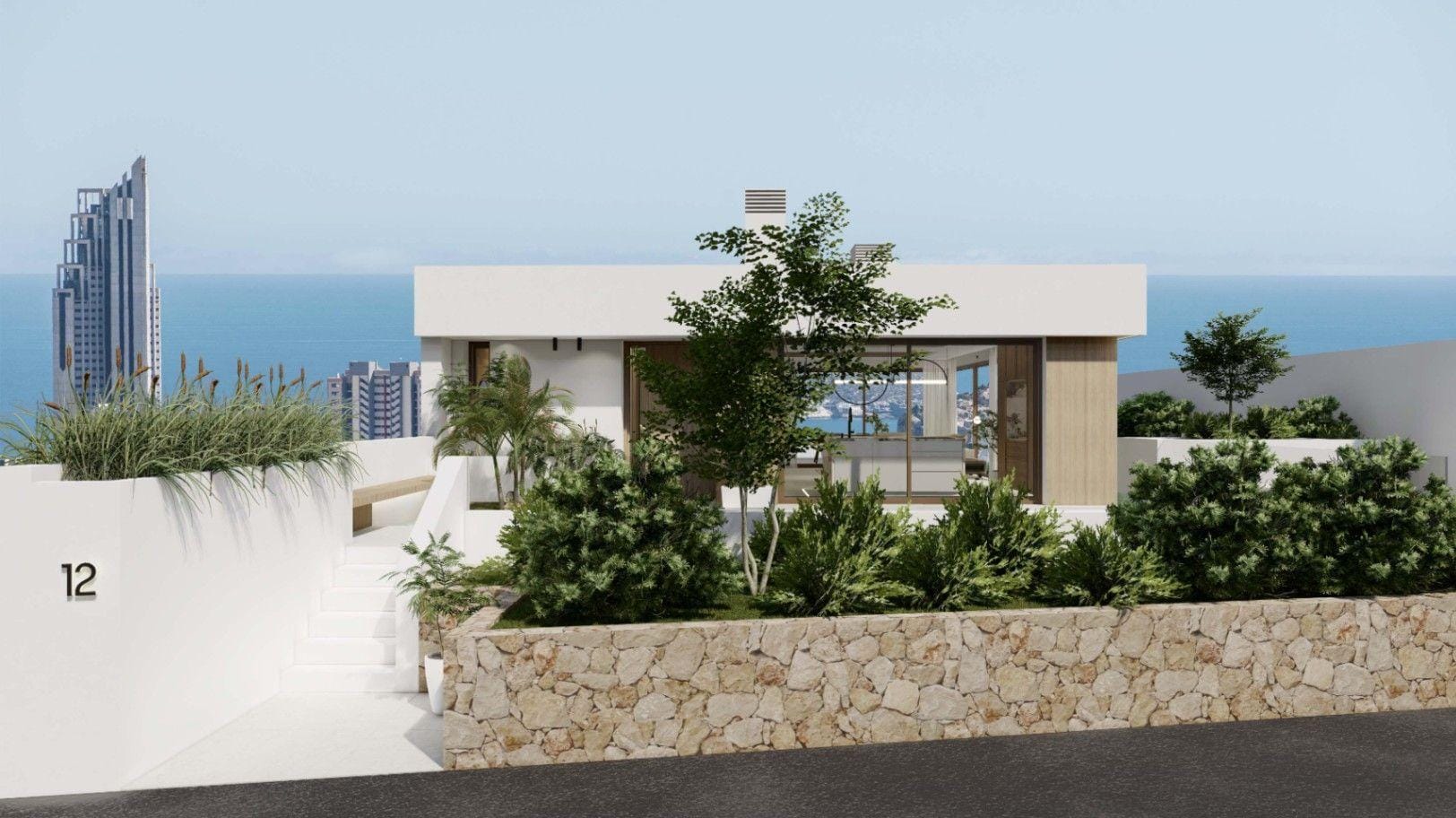 Villa con vistas al mar en Finestrat