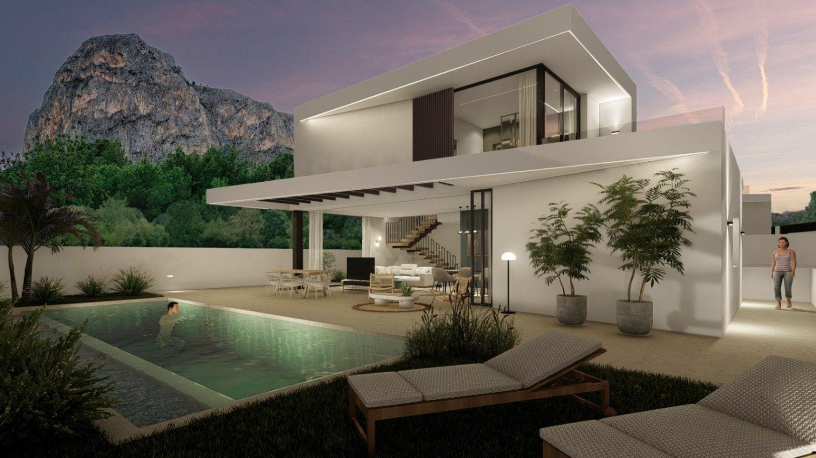 Villa con vistas al mar, Polop