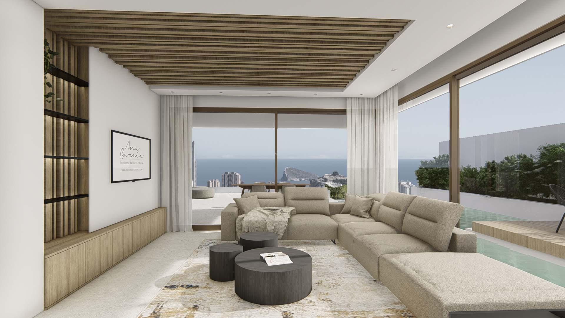 Villa con vistas al mar en Finestrat