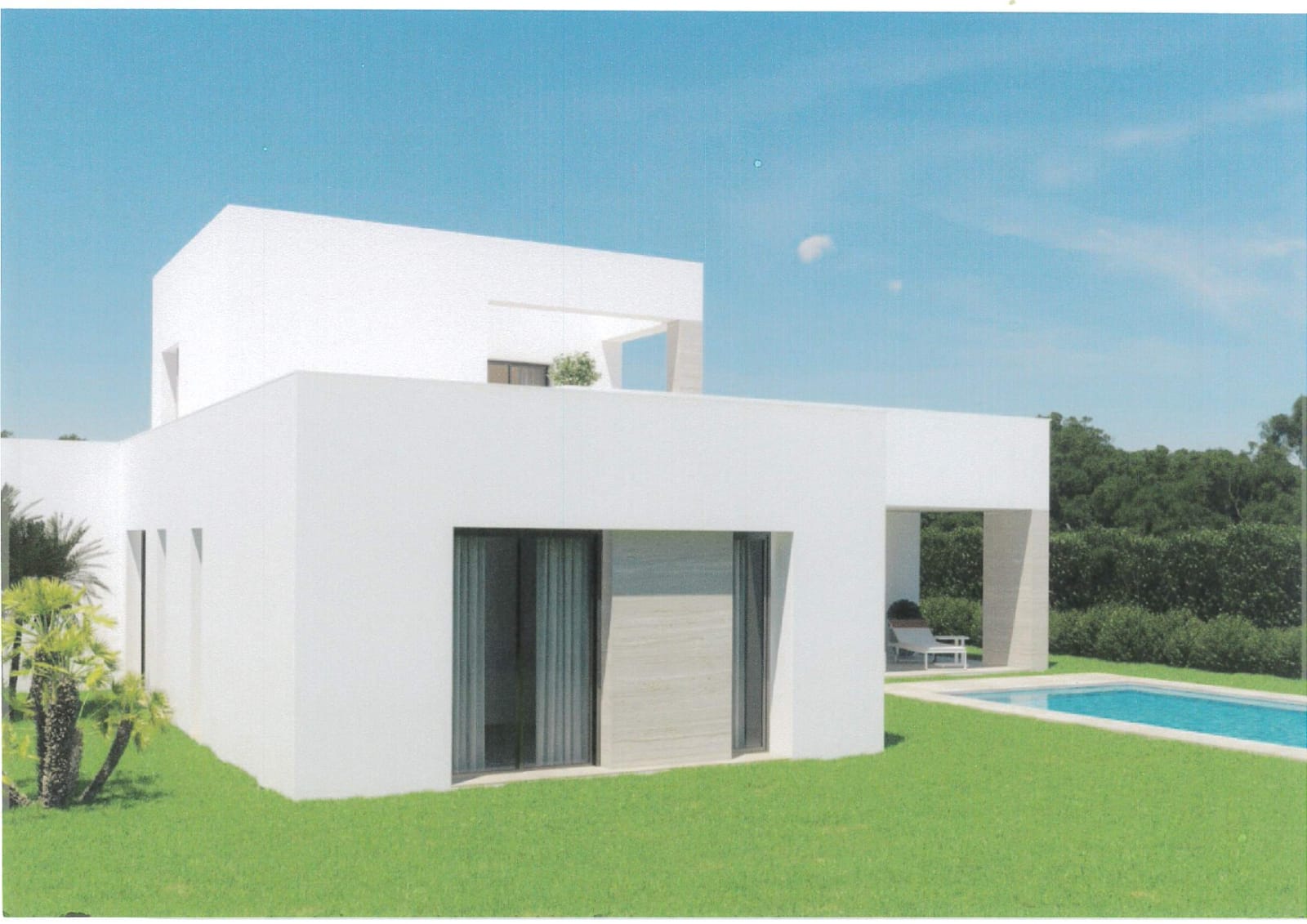 Villa Neuve Moderne avec 3 Chambres, Garage et Piscine près de Denia