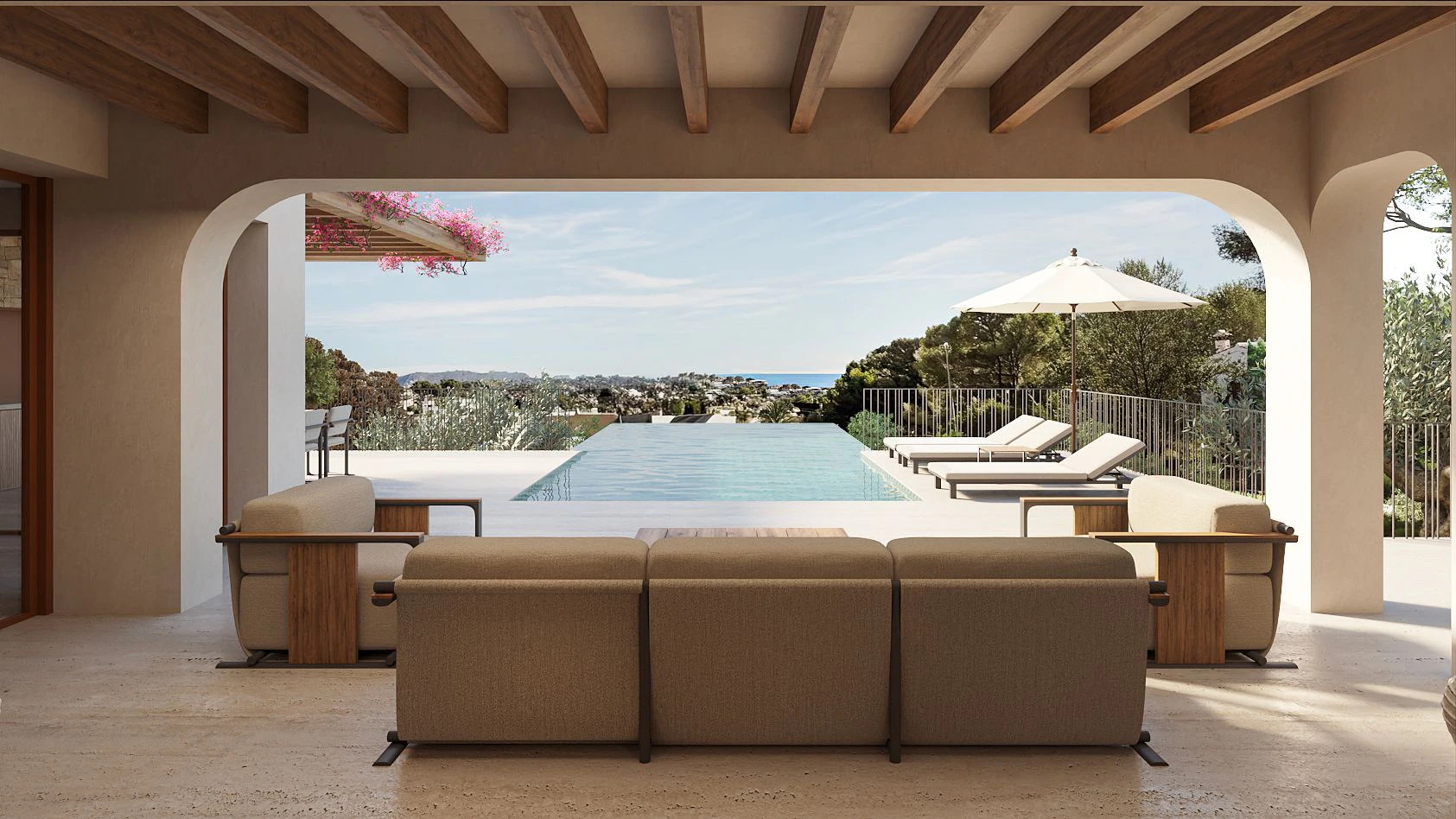 Villa estilo estilo ibicenco-mediterráneo en venta en Benissa |Fustera