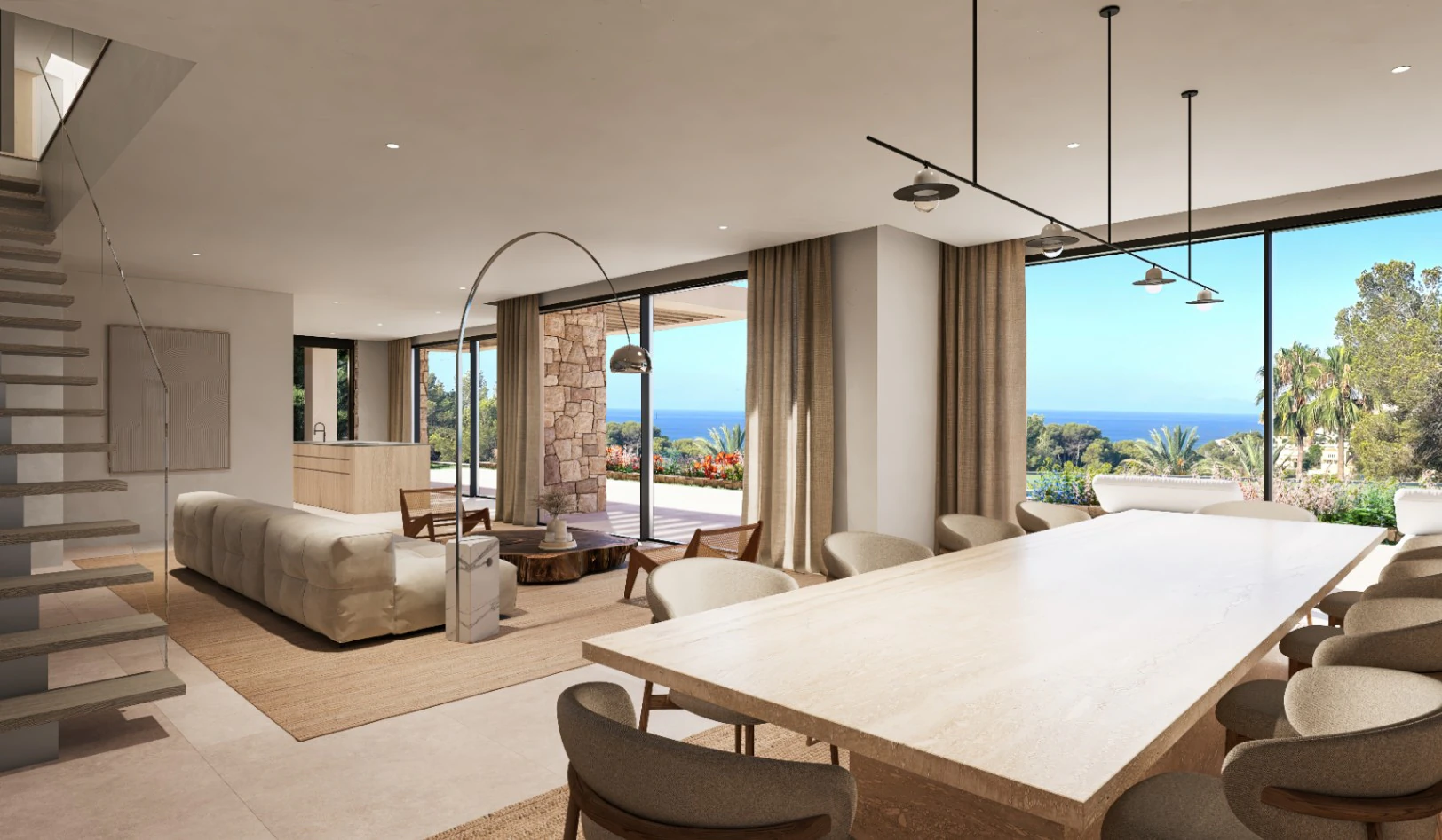Exclusiva Villa de Estilo Moderno con Vistas al Mar en Ambolo Jávea