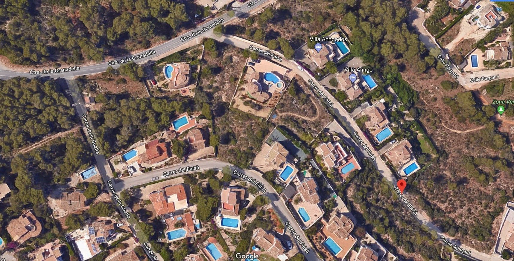 Parcela en Venta en Costa Nova La Marina Jávea