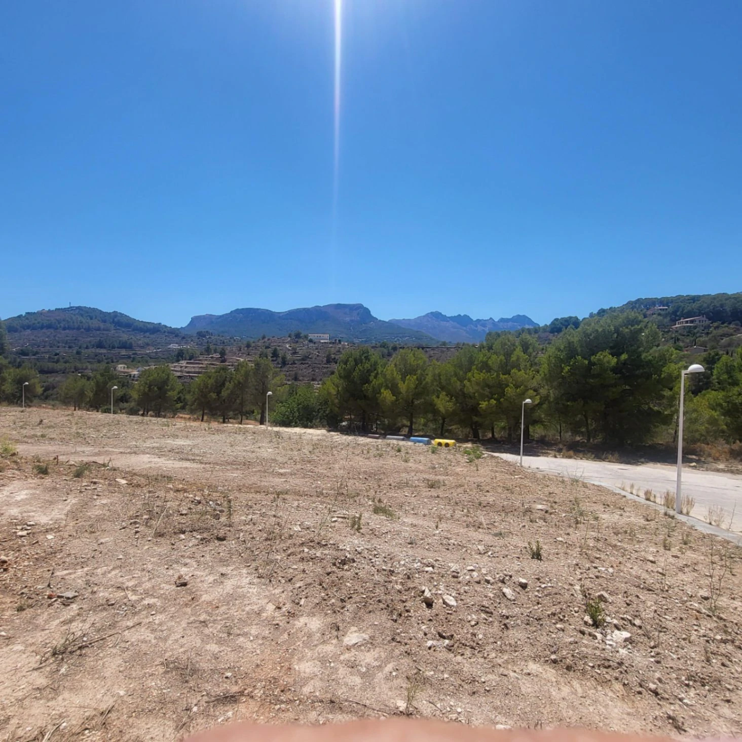 Parcela edificable en venta para construcción de pareados en Empedrola Calpe, Costa Blanca