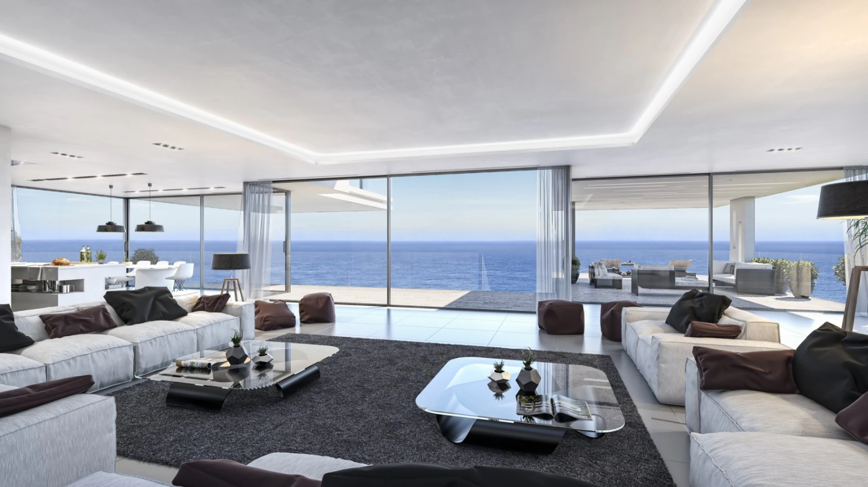 Chalet obra nueva primera linea de mar en venta en la Granadella Jávea, Costa Blanca