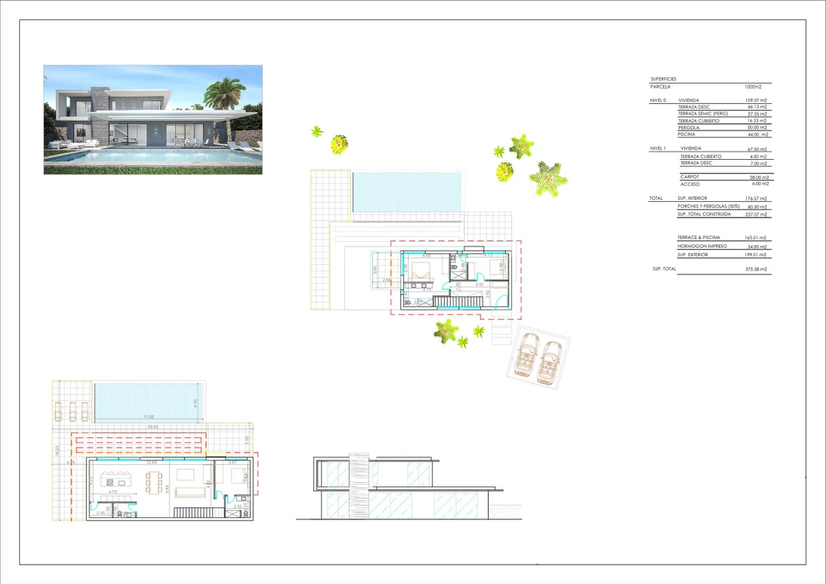 Chalet obra nueva en venta en Villes del Vent Jávea, Costa Blanca