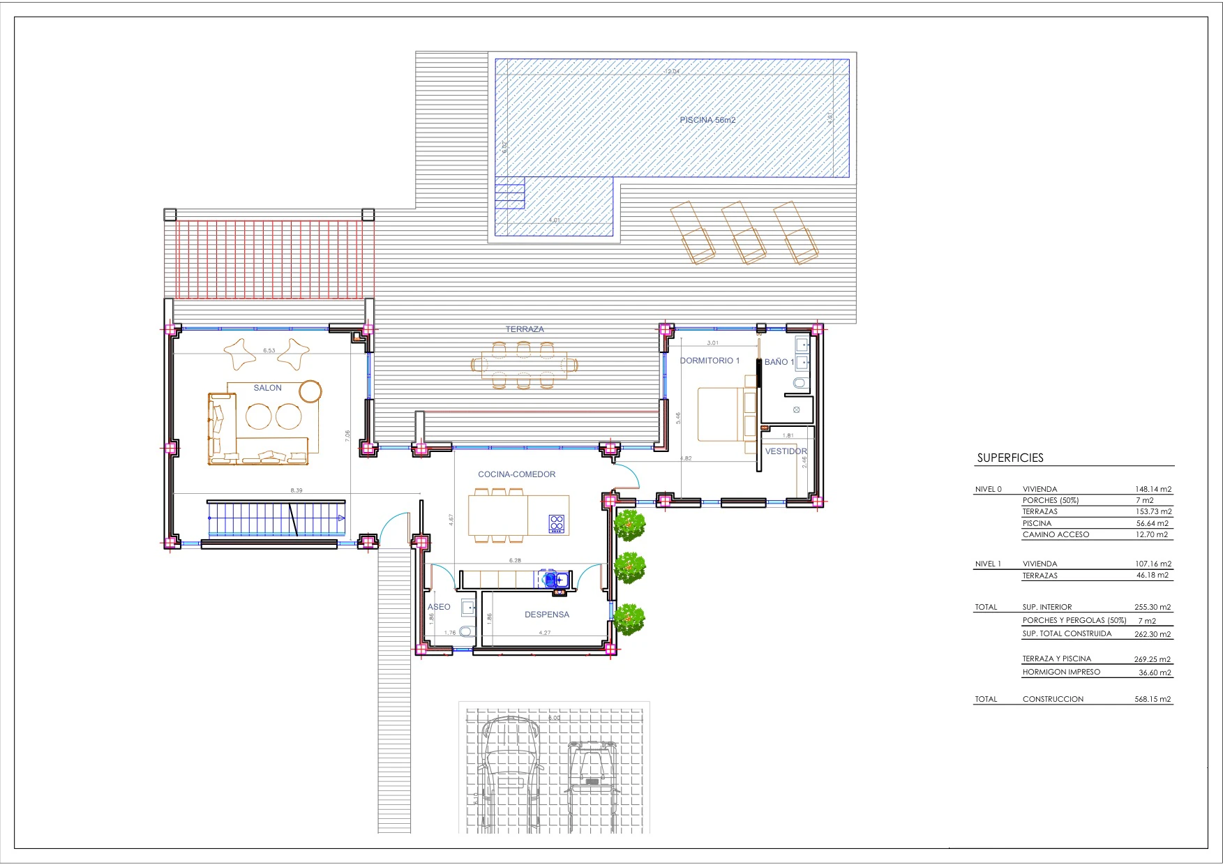 Chalet obra nueva estilo Ibiza en venta en Villes del Vent Jávea, Costa Blanca