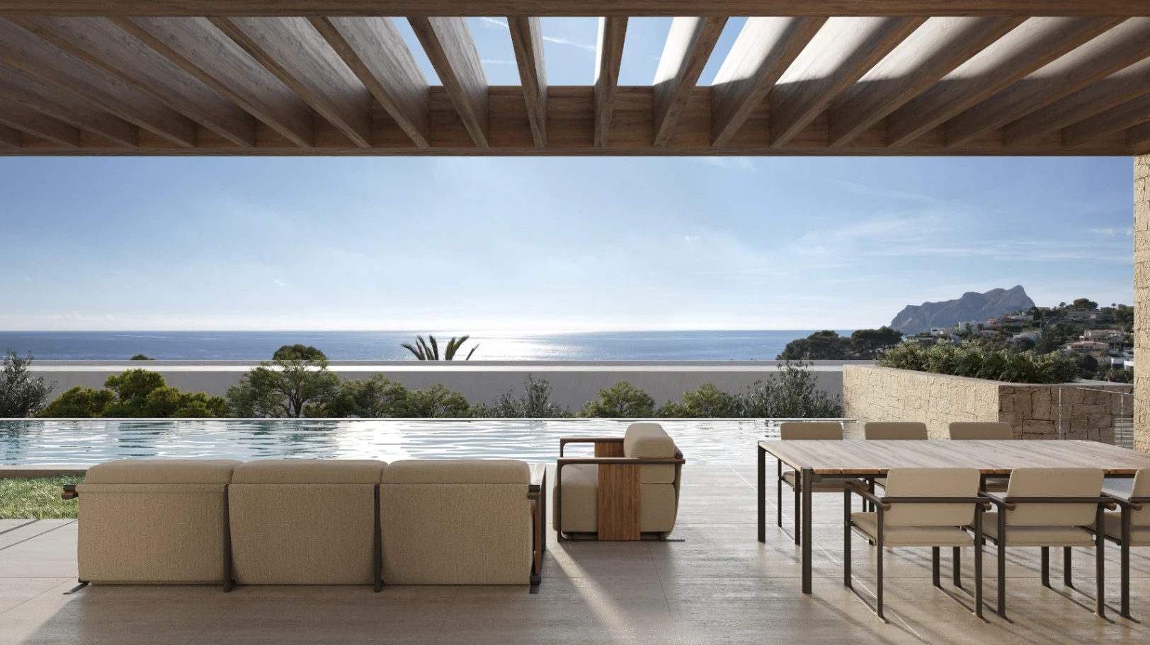 Villa de lujo con vistas al mar en venta en Benissa Costa | La Fustera