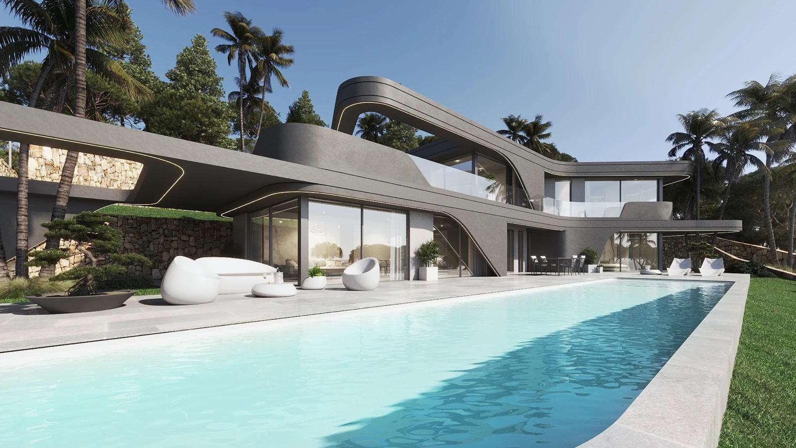 Chalet obra nueva en venta en Villes del Vent Jávea, Costa Blanca