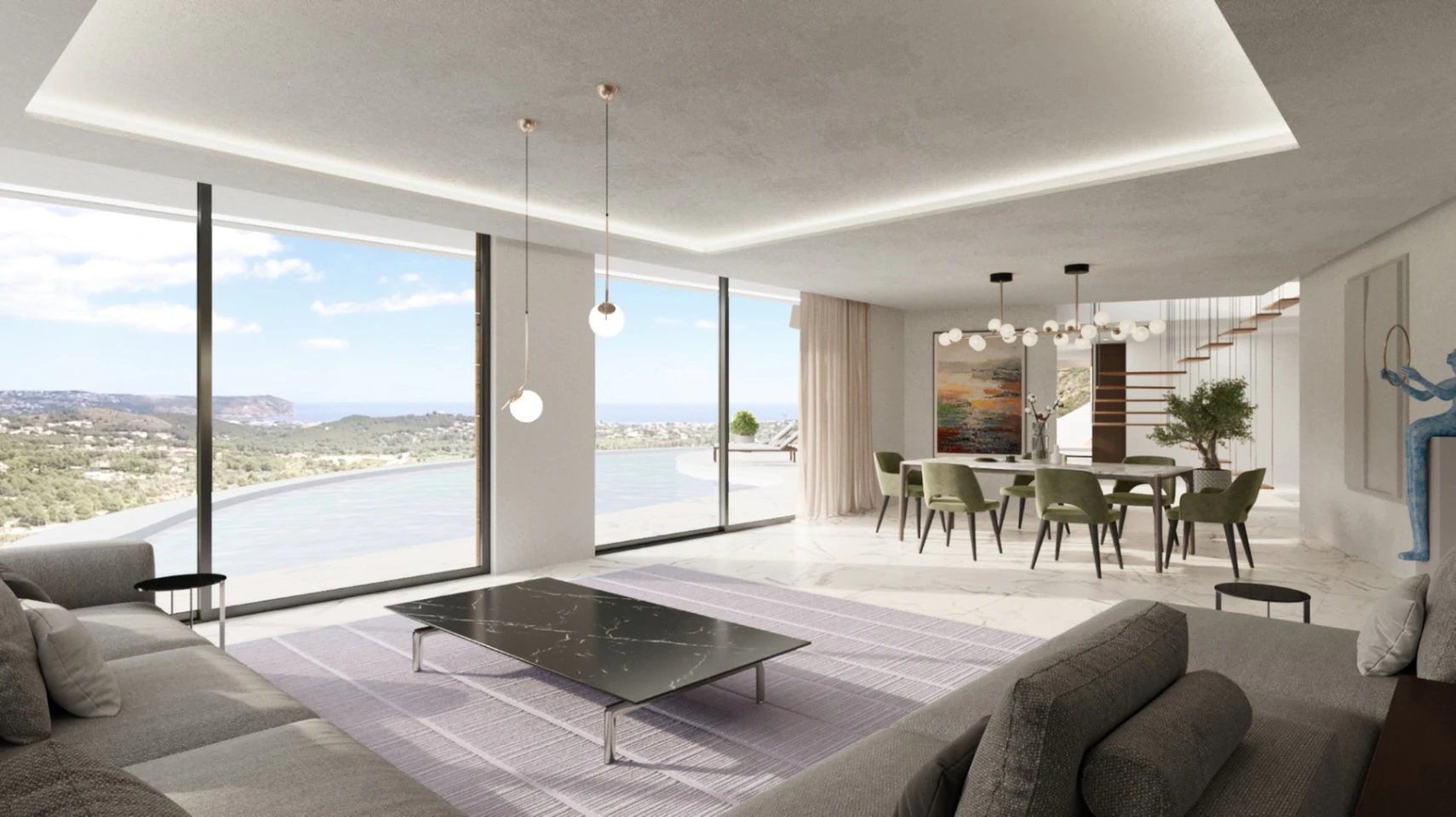 Chalet obra nueva en venta en Villes del Vent Jávea, Costa Blanca