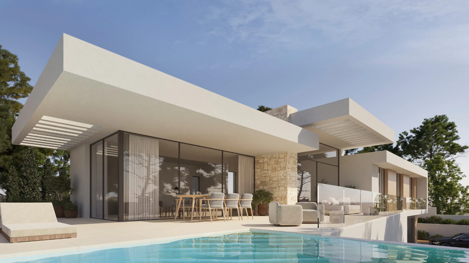 Chalet obra nueva en venta en Molinos Benitachell, Costa Blanca