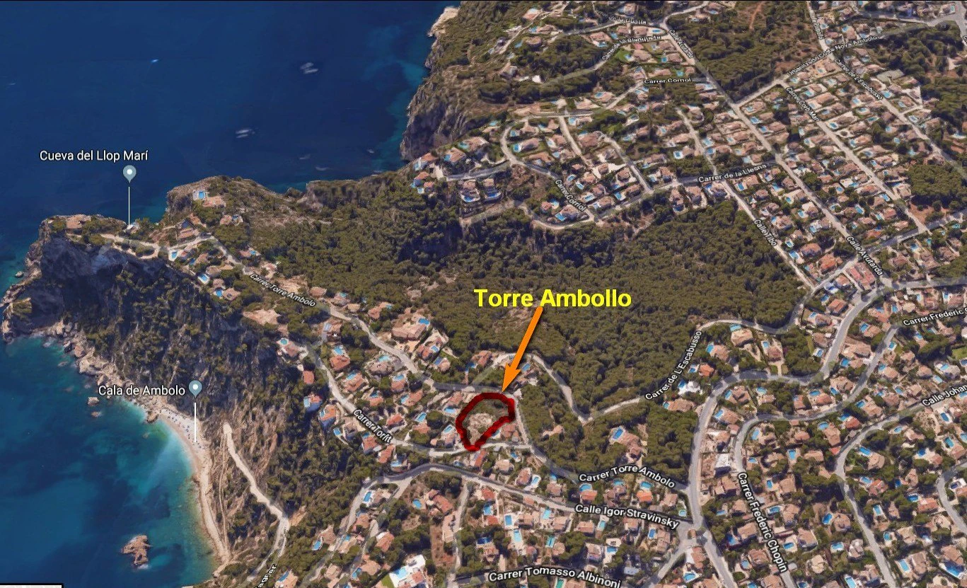 2 parcelas edificables en venta en Costa Nova | Ambolo Jávea, Costa Blanca