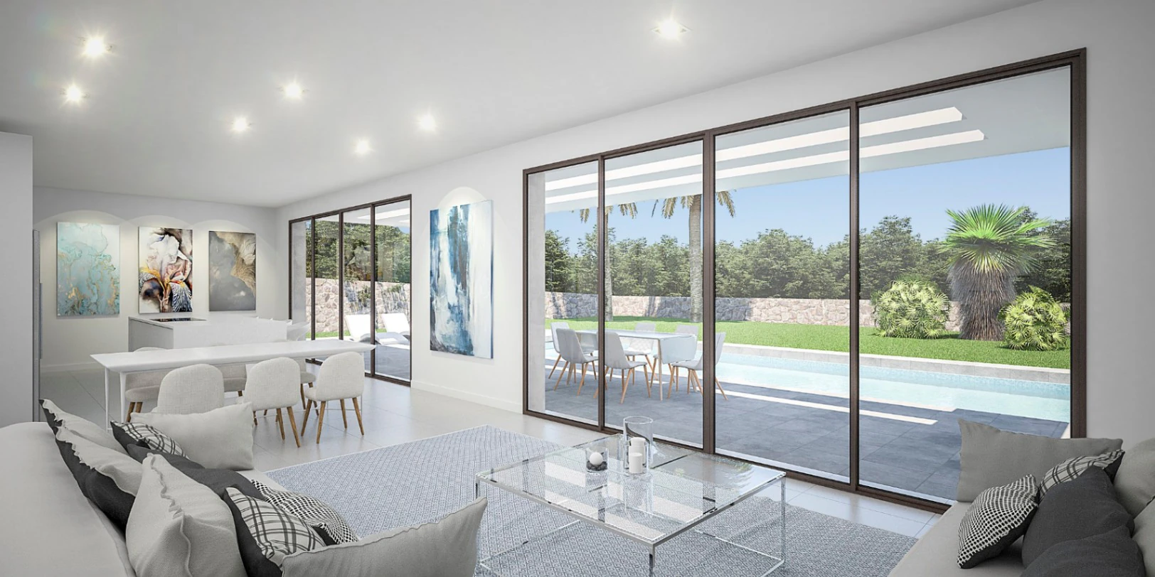 Chalet obra nueva en venta en Villes del Vent Jávea, Costa Blanca