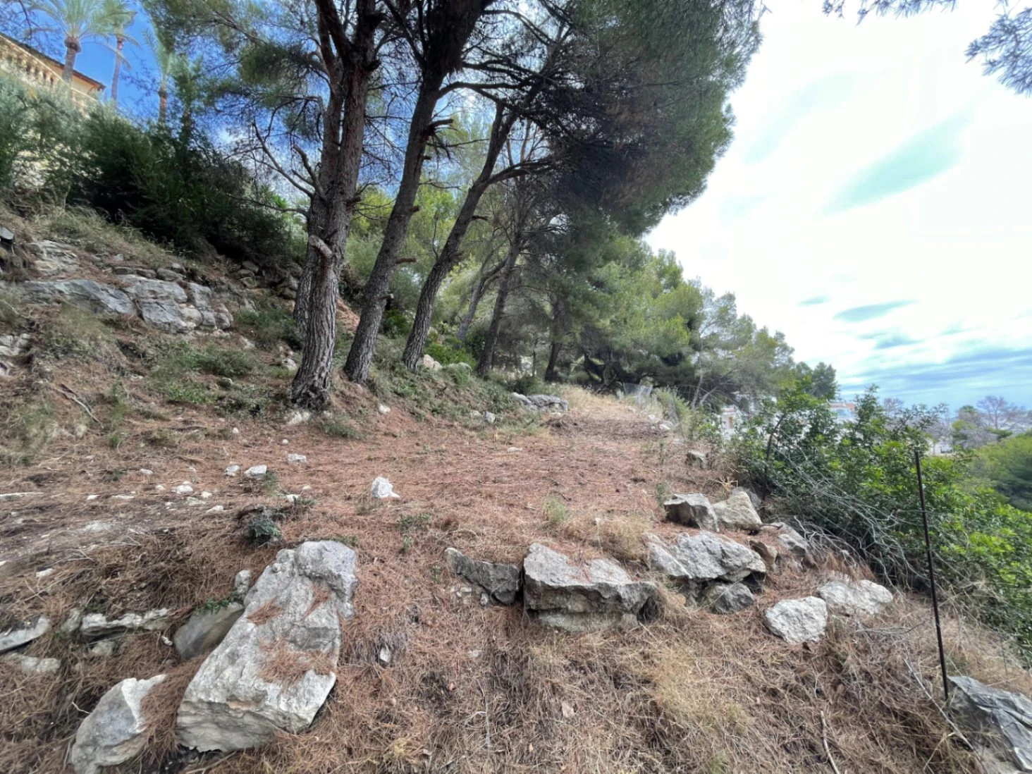 Dos parcelas edificables juntas en venta en Benimeit Moraira, Costa Blanca
