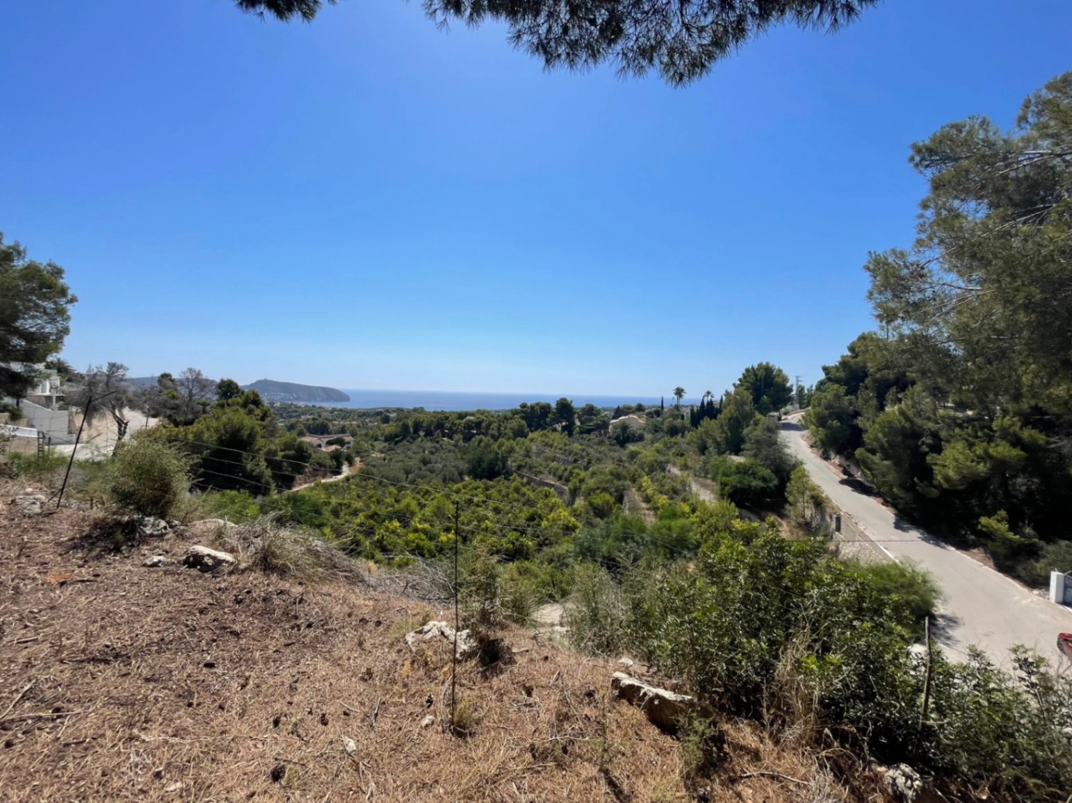 Dos parcelas edificables juntas en venta en Benimeit Moraira, Costa Blanca