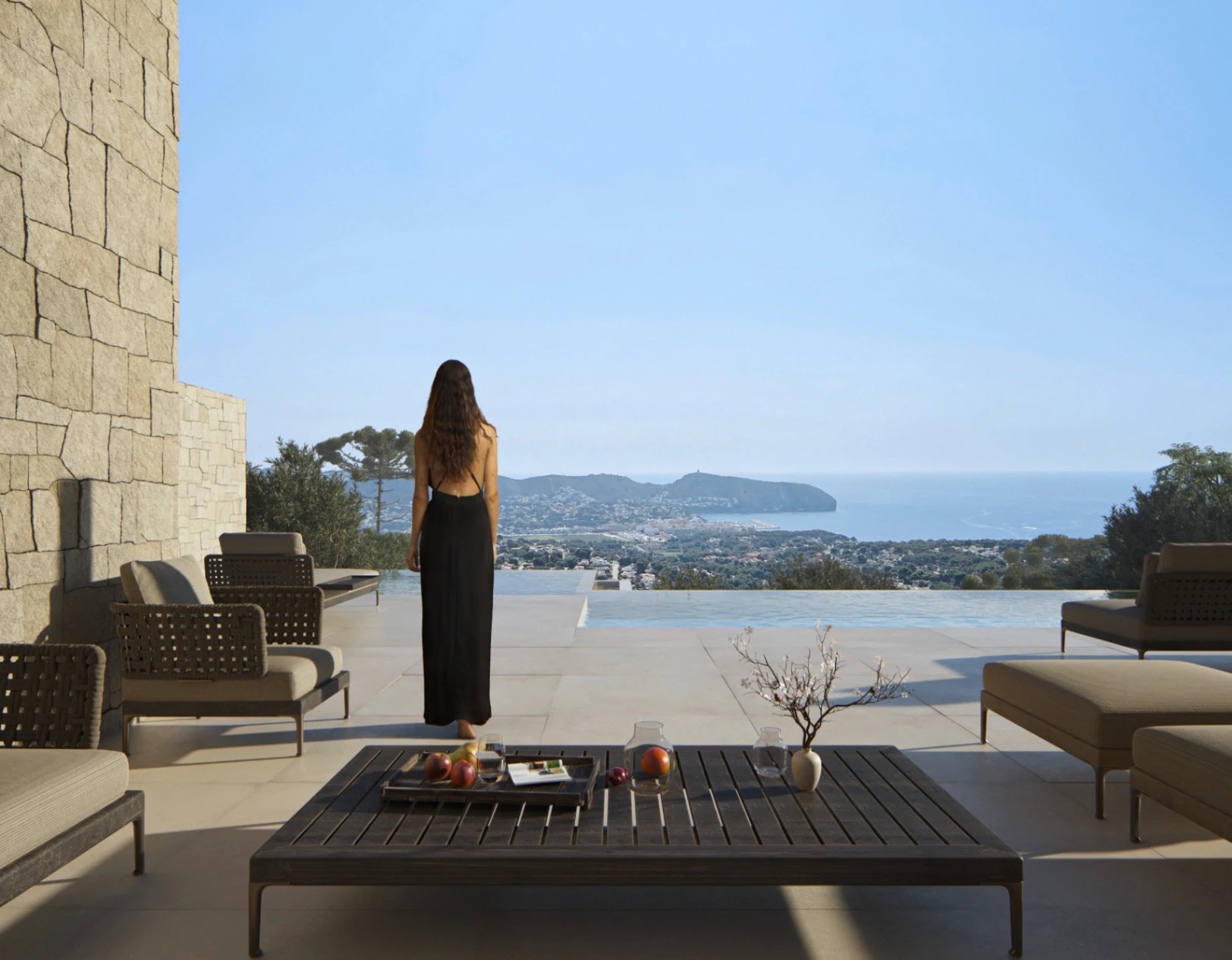 Villa de lujo moderna con vistas al mar en venta en Moraira | Fanadix
