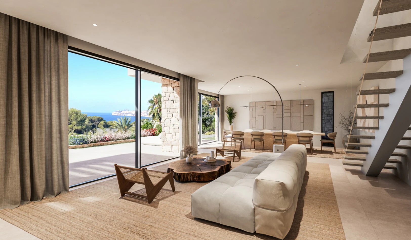 Exclusiva Villa de Estilo Moderno con Vistas al Mar en Ambolo Jávea