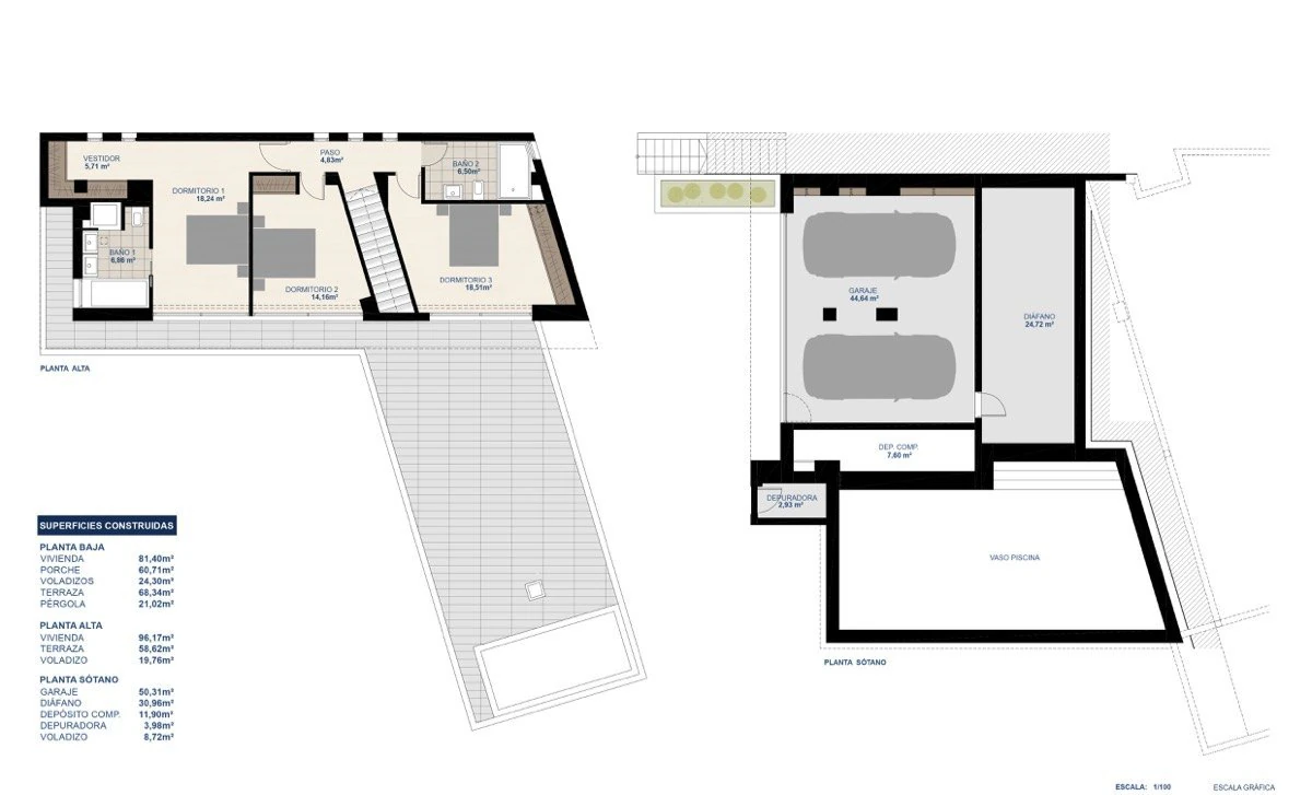 Chalet obra nueva en venta en Cansalades Javea, Costa Blanca
