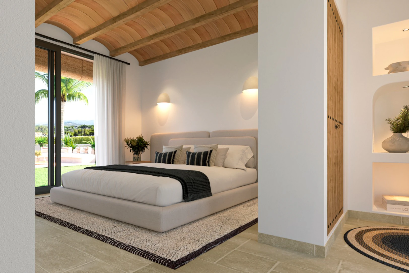 Villa estilo mediterráneo Ibicenco en venta en Lomas Del Rey Jávea, Costa Blanca
