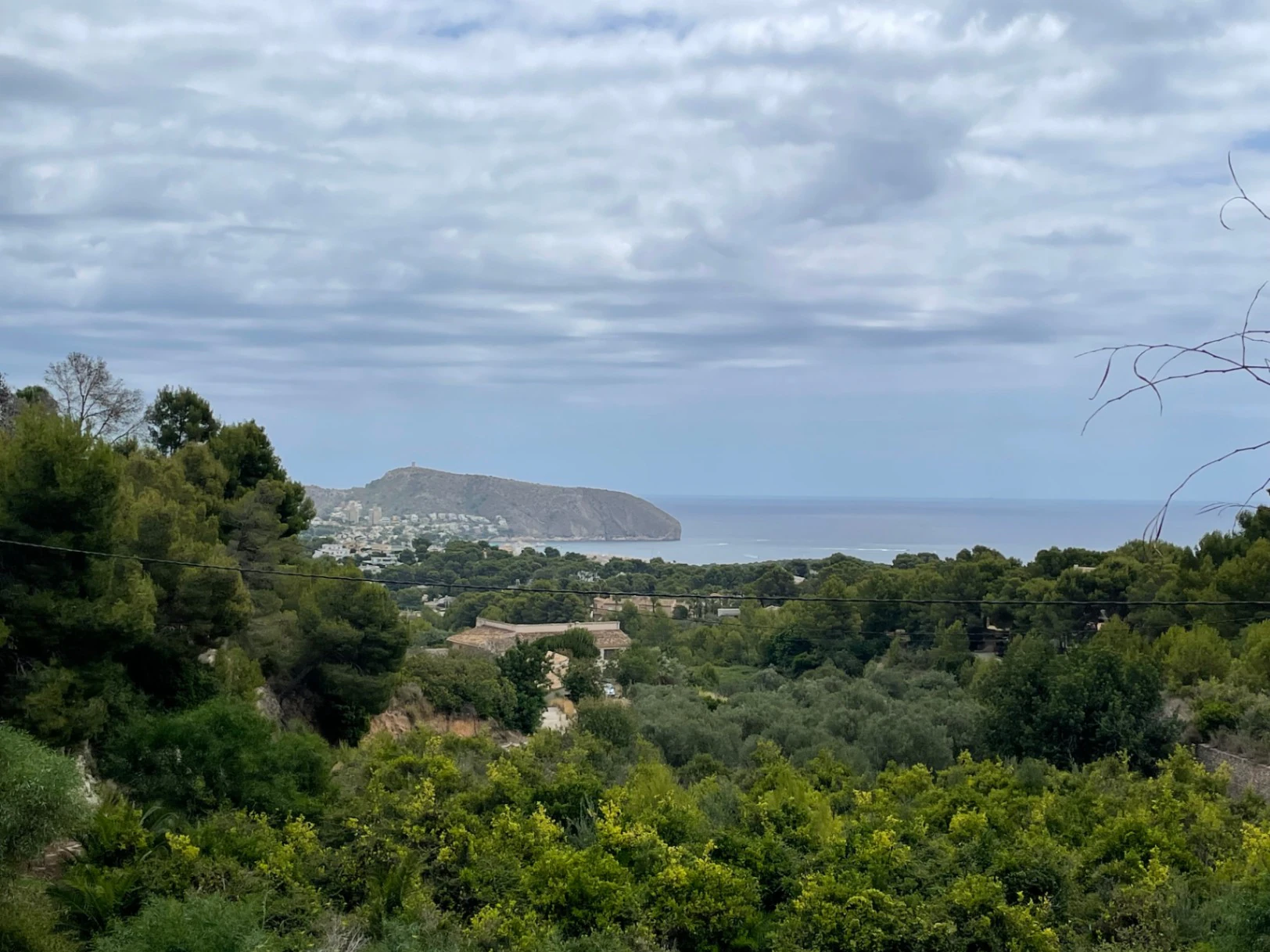Dos parcelas edificables juntas en venta en Benimeit Moraira, Costa Blanca