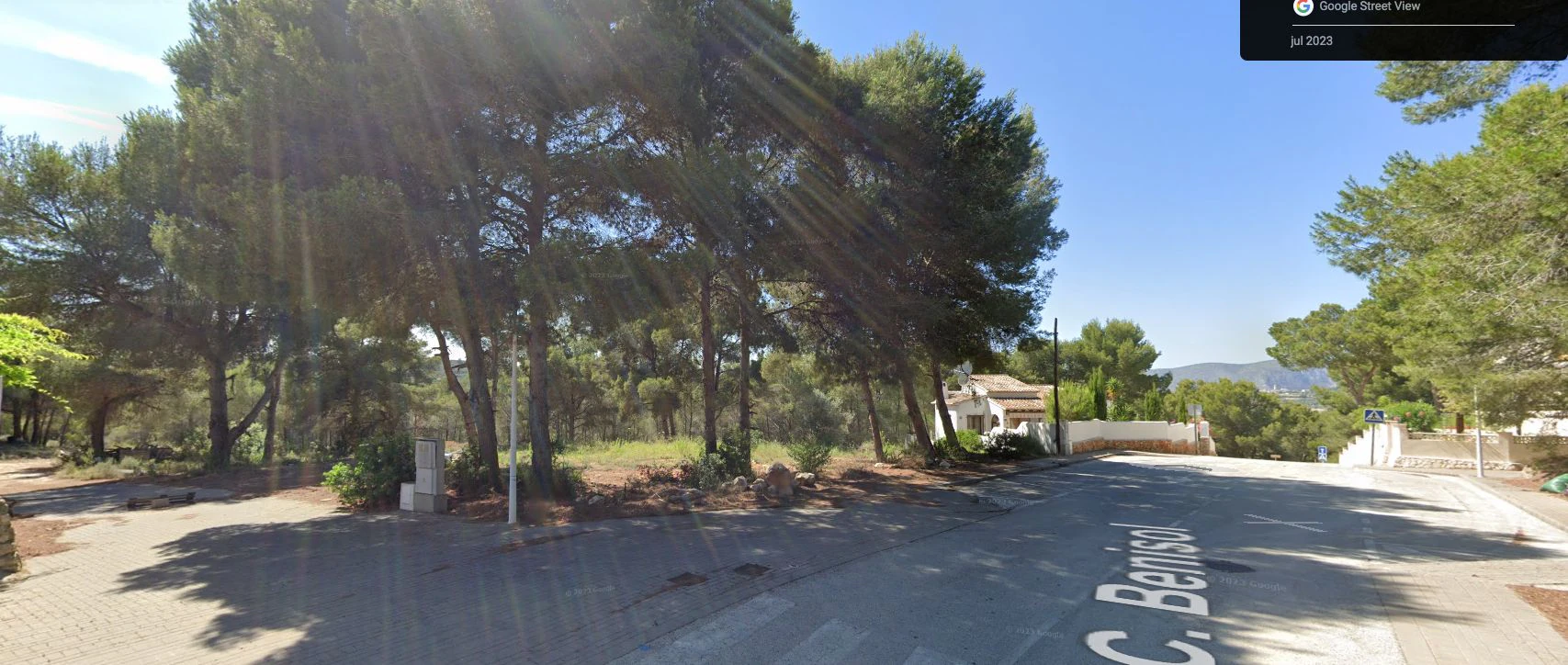 Parcela edificable en venta en Benisol Moraira, Costa Blanca