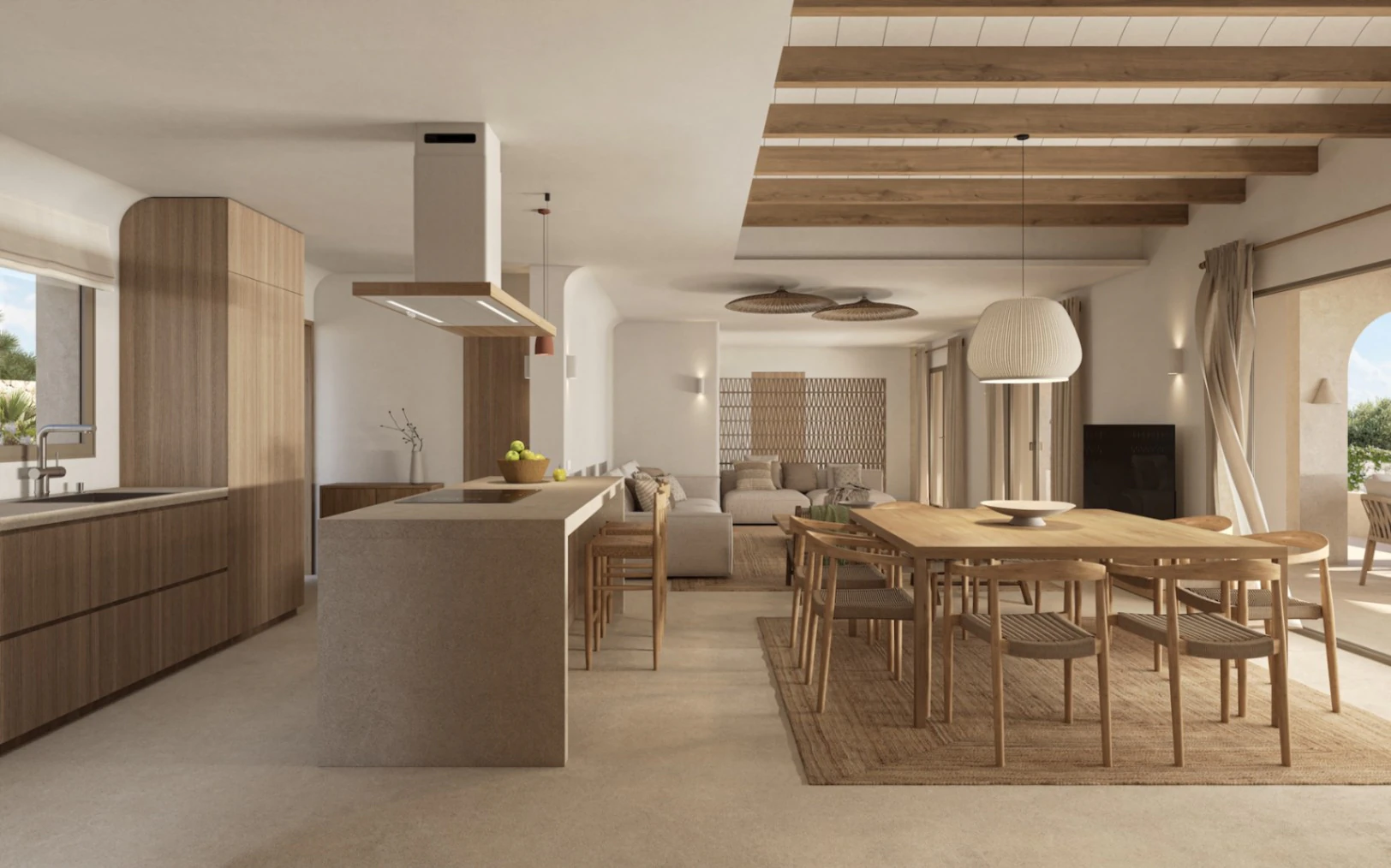 Villa Mediterránea reformada con vistas al mar en Benissa Costa | La Fustera